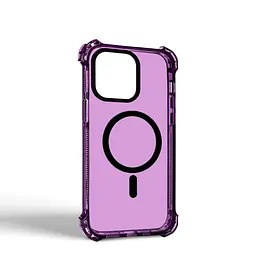 Чехол-накладка для Apple iPhone 13 Pro Max, Bounce, фиолетовый, матовый, противоударный защитный чехол из TPU с магнитом для беспроводной зарядки, защита всего корпуса, бортик вокруг дисплея, амортизирующие вставки, ArmorStandart (ARM75259) - мініатюра 2