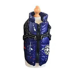 Зимова куртка для собак Derby Fashion Sports D76 Navy Blue - мініатюра 2