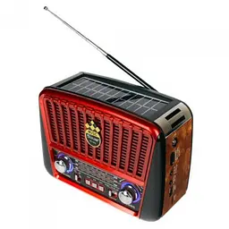 Радіоприймач бездротовий Bluetooth колонка із сонячною панеллю та акумулятором Golon RX-456S - мініатюра 2