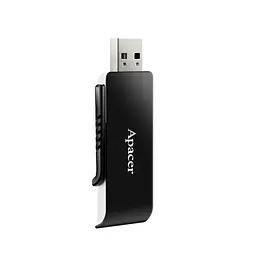 USB флеш-накопичувач Apacer AH350 64GB USB-A 3.0 Black (AP64GAH350B-1) [40398] - мініатюра 2
