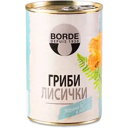 Гриби консервовані Borde лисички 400 г
