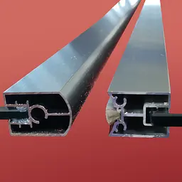 Шторки скляні на ванну Koer SR BS04-95x140-TR-07 прозоре скло 6 мм, graphite KR5404, Універсальна, прозорий, графіт - мініатюра 7