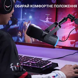 Мікрофон Fifine TAM8 USB Black (TAM8) - мініатюра 7