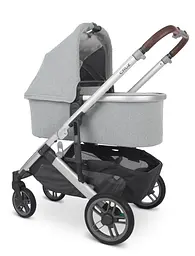 Люлька Uppababy Carrycot-Stella Grey Brushed Melange Silver Frame (0920-BAS-EU-STL) - мініатюра 2