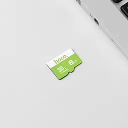Карта пам'яті Hoco TF 8GB SDHC Class10 USB2.0 High-Speed ​​зелений - мініатюра 2