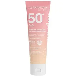 Сонцезахисний крем для обличчя Alphanova Daily Sun SPF 50+ з посиленим захистом від UVA 50 мл