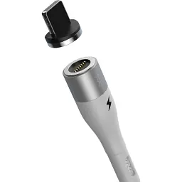 Кабель Baseus USB Lightning Magnetic 2.4 A Zinc color 1 m - мініатюра 4