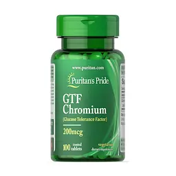 Хром GTF Chromium 200 mcg - 100 tabs