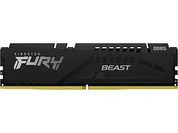 Пам'ять для настільних комп'ютерів Kingston Fury DDR5 16GB 6000MHz Beast Black (KF560C30BBE-16) - мініатюра 1