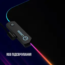 Килимок для мишки Lorgar Steller 919 RGB USB Black (LRG-GMP919) - мініатюра 8