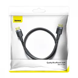 Дата кабель Baseus Cafule 4KHDMI Male To 4KHDMI Male (1m) (CADKLF-E) Чорний - мініатюра 6