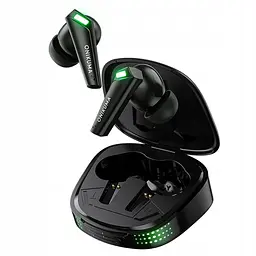 Геймерські Bluetooth навушники Onikuma T308 із зарядним кейсом Ігрова гарнітура Чорний - мініатюра 2