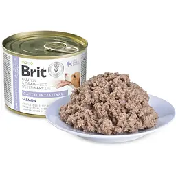 Корм вологий Brit VetDiet Gastrointestinal для собак при проблемах з травленням з лососем 200 г - мініатюра 2