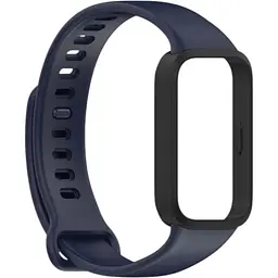 Ремінець-бампер DK для Xiaomi Mi Smart Band 9 Active Sport Band (018850) (dark blue)