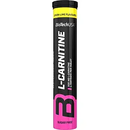 Карнітин BiotechUSA Effervescent L-Carnitine Lemon-lime 500 мг 20 таблеток