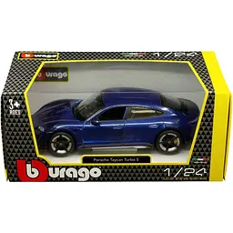 Автомодель Bburago Porsche Taycan Turbo S 1:24 Blue (18-21098) [119113] - мініатюра 4