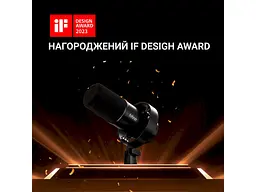 Мікрофон студійний/ для стрімінгу, подкастів Fifine T688 Black - мініатюра 10