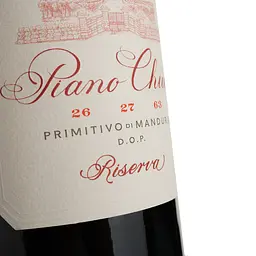 Вино Masca del Tacco Piano Chiuso Primitivo di Manduria DOP Riserva, червоне, сухе, 0,75 л - мініатюра 3