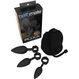 Набір анальних пробок Bathmate Anal Training Plugs діаметр 2.5 см 3.1 см 3.8 см - мініатюра 3