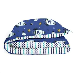 Підковдра дитяча Cosas Blue Space 110х140 см синя (LupariSpace_ZigSea_140q)