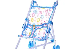 Візок з лялькою сидячий H01-63 в кульку р.62x20см YG Toys - мініатюра 3