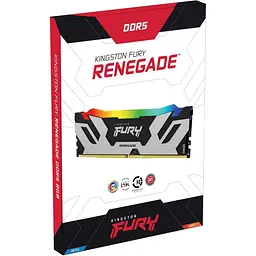 Модуль пам'яті Kingston Fury DDR5 64GB (2x32) 6400MHz Renegade Silver RGB XMP (KF564C32RSAK2-64) - мініатюра 4