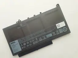 Акумулятор для ноутбука Dell Latitude E7270 7CJRC, 42Wh (3530 mAh), 3cell, 11.4V, Li-ion, чорний - мініатюра 2