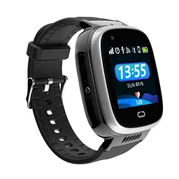 Дитячий смарт годинник Lemfo D-02 з GPS трекером, 4G SIM-картою, HD відеодзвінками, камерою, прослуховуванням та кнопкою SOS Чорний - мініатюра 3