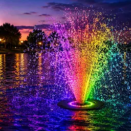 Фонтан, аератор для ставка Kruger Meier PondSplash Elite LED 20000 з LED-підсвіткою 20000 л/год - мініатюра 9