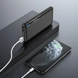 Портативний Акумулятор Power Bank Hoco J82 Easylink 10000 mAh Чорний - мініатюра 3