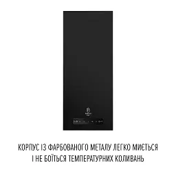 Витяжка пристінна Perfelli Design Quadro 36 Nero Silenzio - мініатюра 4