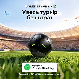 Bluetooth-трекер для пошуку речей UGREEN FineTrack 2 FT309 AirTag пошукова мітка Apple Find My для iPhone з iOS 14.5 або новішою та iPad з iPadOS 14.5 або новішою звуковий пошук поблизу до 110 дБ сповіщення про залишену річ режим втрати з контактними даними власника пошук через Apple Watch після налаштування захист від пилу та води IP68 до 7 років роботи батарея без можливості заміни та заряджання флуоресцентне оформлення чорний (95020) - мініатюра 11