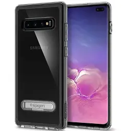 Чохол-накладка Spigen Slim Armor для Samsung Galaxy S10+ SM-G975 Crystal Clear (606CS25394) - мініатюра 2