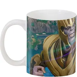 Кухоль GeekLand Thanos Танос fortnite 330 мл білий - мініатюра 3