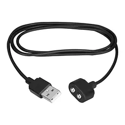 Запасний кабель Satisfyer USB charging cable для іграшок Black - мініатюра 2