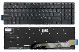 Клавіатура Dell Inspiron 15-5565 5567 5568 5665 7566 7569 7588 17-5765 5770 7778 7779 чорна без рамки Прямий Enter підсвічування Original PRC (03NVJK)