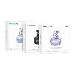 Навушники Bluetooth Borofone BW10 Magic rhyme true бездротовий BT headset |BT5.1, 4h, 30/350mAh| blue - мініатюра 4