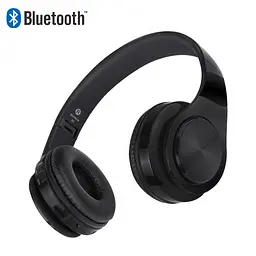 Навушники бездротові Headphones P39 Wireless, накладні, чорні, з мікрофоном та Bluetooth - мініатюра 2