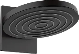 Верхній душ Hansgrohe Pulsify 260 2jet EcoSmart з тримачем Matt Black 24151670, Чорний матовий