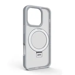 Чехол для Apple iPhone 16 Pro, Unit Stand, серый, MagSafe, противоударный защитный чехол-панель с подставкой, поддержкой магнитных держателей и беспроводной зарядки, защита всего корпуса, силикон + поликарбонат, ArmorStandart (ARM78735)