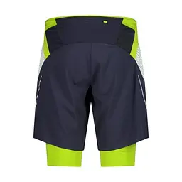 Шорти CMP Men's Two-in-One Running Shorts Lime Green M (1097-32C6747-08NN 48) - мініатюра 3