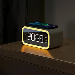 БЗП WIWU Wi-W015 2 in 1 Time Wireless Charger White - мініатюра 8