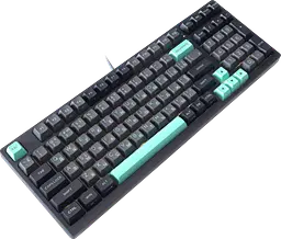 Клавіатура A4Tech Fstyler FS300 Panda Rock Climbing RGB Black