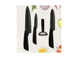Набір ножів з 4 предметів Xiaomi Nano Ceramic Knifes Set 4 pcs (HU0010) - мініатюра 4