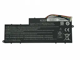 Акумулятор для ноутбука Acer AC13C34 Aspire E3-112 11.4V Black 2200 mAh - мініатюра 2