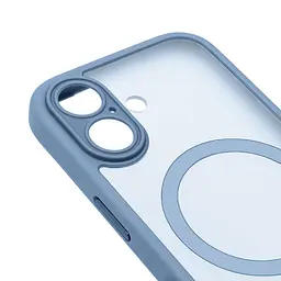 Чехол для Apple iPhone 17, Lush MagCase, голубой, противоударная панель-накладка из TPU и PC, полупрозрачный чехол с MagSafe (с магнитом), с защитой камеры, поддержка беспроводной зарядки, защита всего корпуса, ArmorStandart (ARM87481) - мініатюра 4