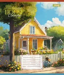 Набір зошитів 1 Вересня House colorful А5 в клітинку 48 аркушів 10 шт. (767097) - мініатюра 4