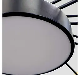 Світлодіодна люстра стельова Artlight 6472/18, 16 Вт, чорна - мініатюра 4