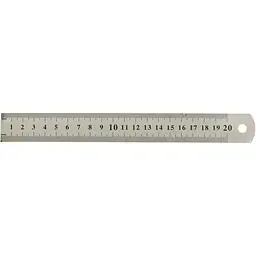 Лінійка металева 20 см (0,3S) №1018-20(20)