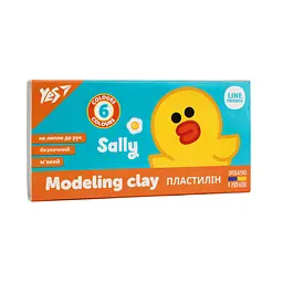 Пластилін Yes Line Friends 6 кольор. 120гр 540625